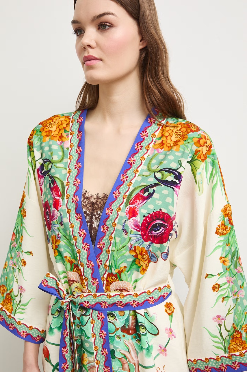 Medicine dámske kimono s viskózou