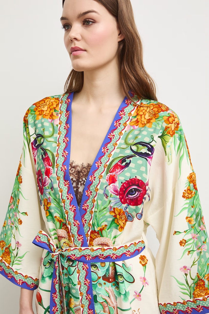 Medicine dámske kimono s viskózou