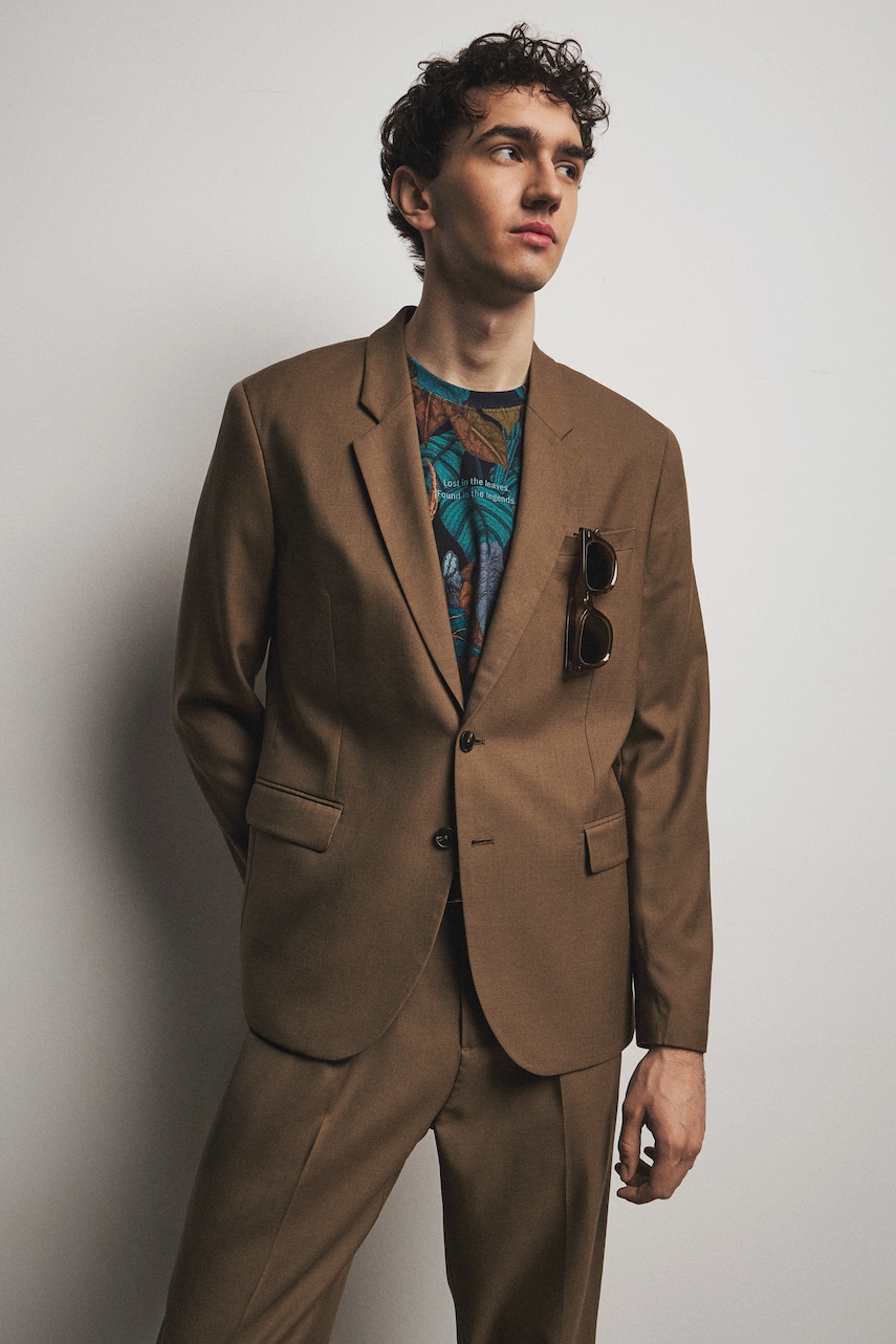 Medicine sacou pentru bărbați, din lână