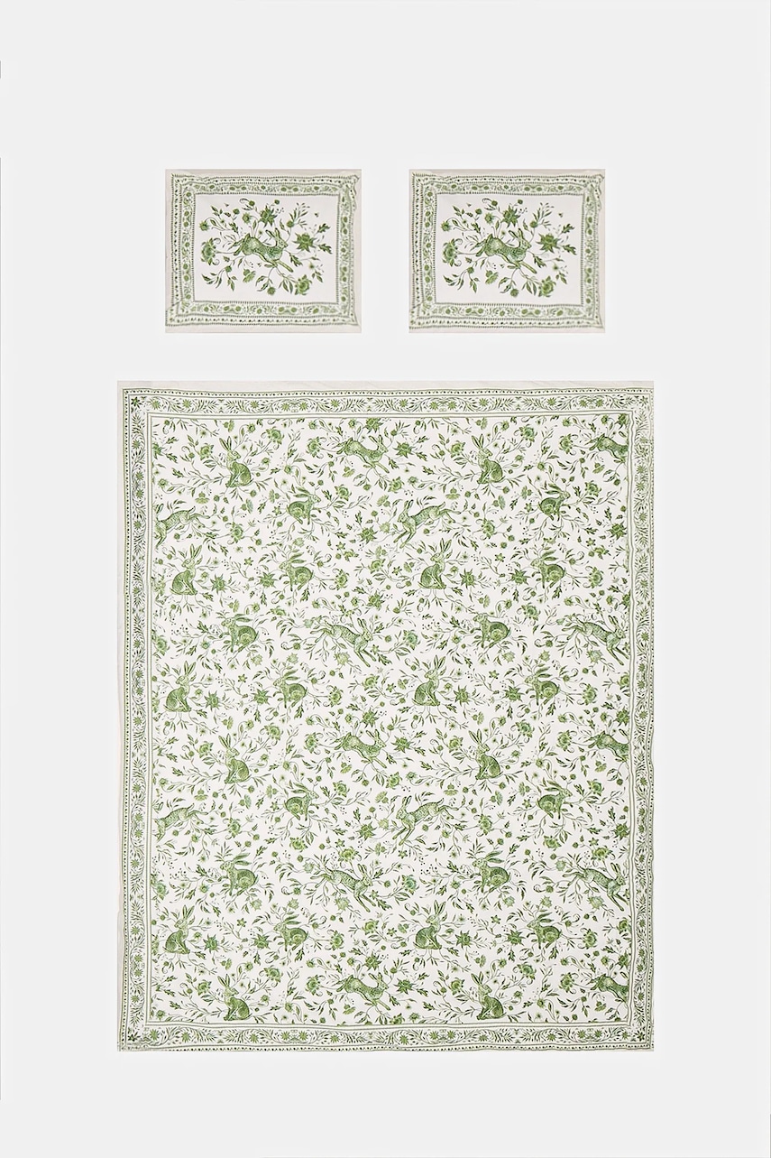 Medicine set de lenjerie de pat din bumbac percal