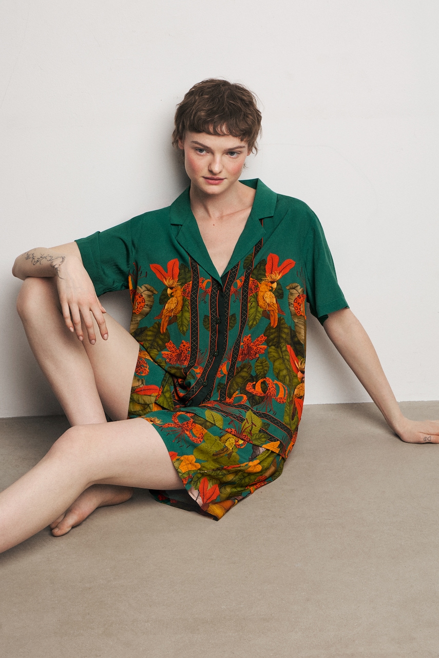 Medicine pijama pentru femei, cu vâscoză