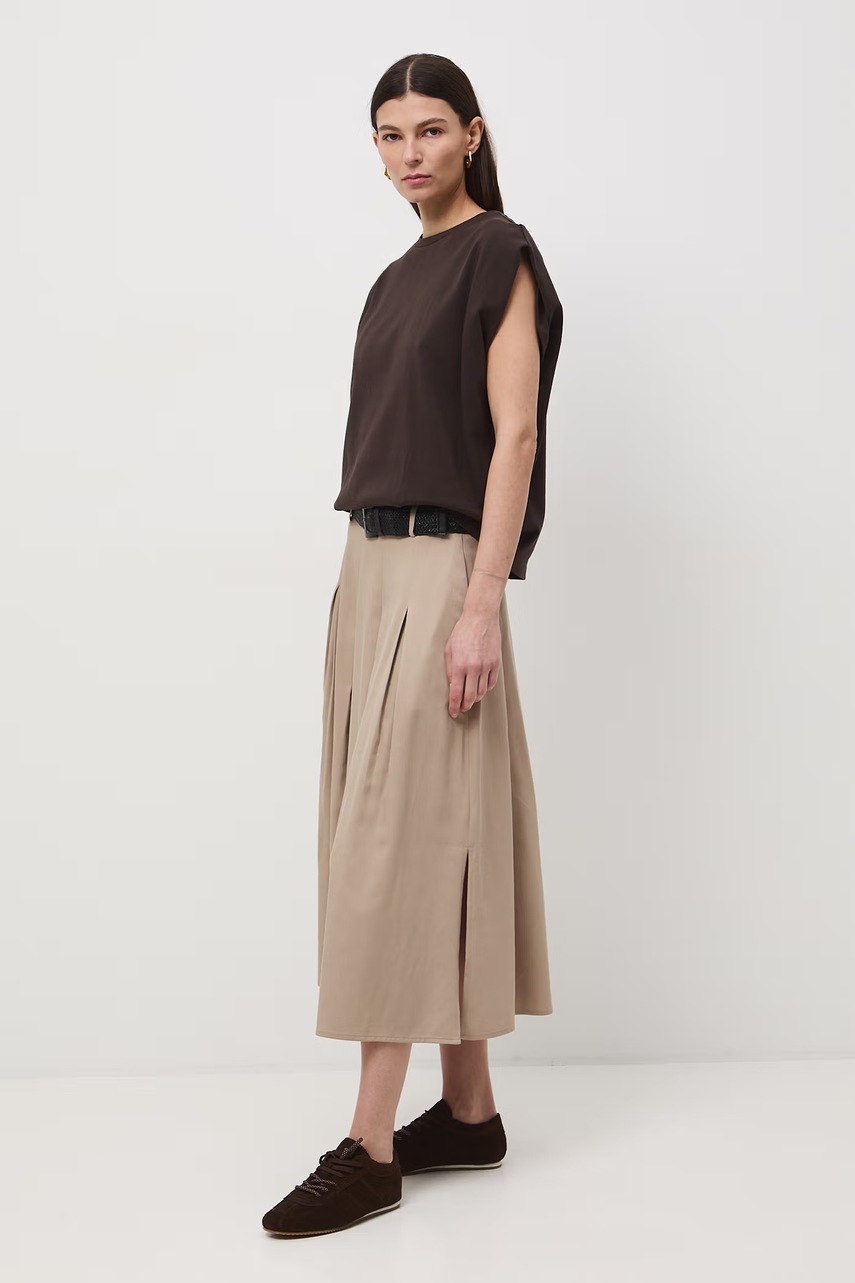 Medicine sukňa s rozparkom