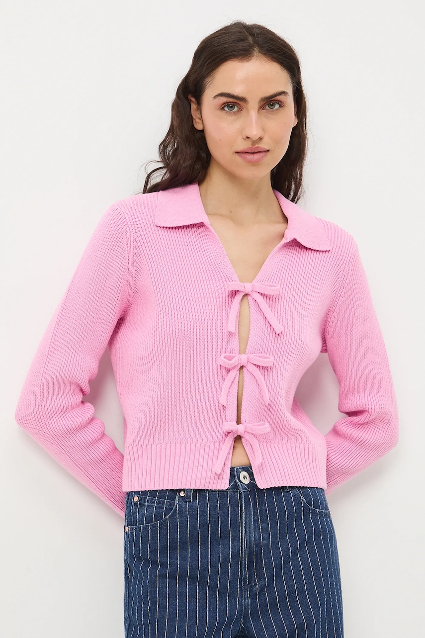 Medicine cardigan din bumbac