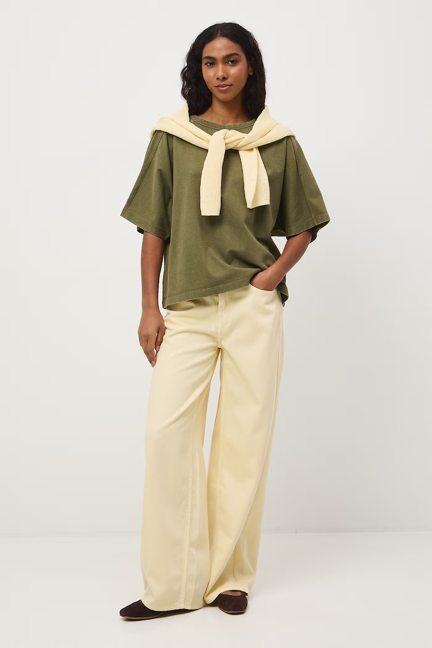 Medicine tricou oversized de femei din bumbac