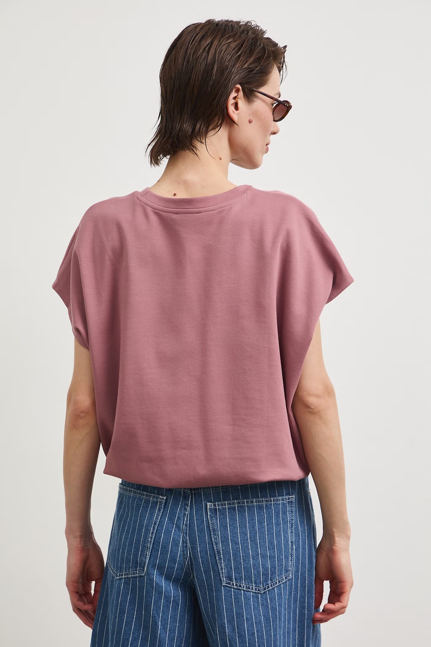 Oversize tričko dámské bavlněné s elastanem (obrázek 2)