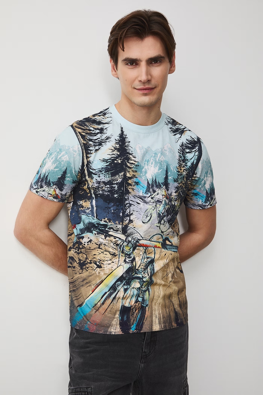 Medicine tricou pentru bărbați, din bumbac cu elastan