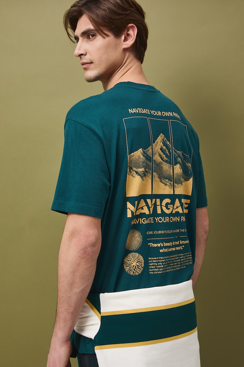 Medicine T-shirt ανδρικό βαμβακερό τιρκουάζ