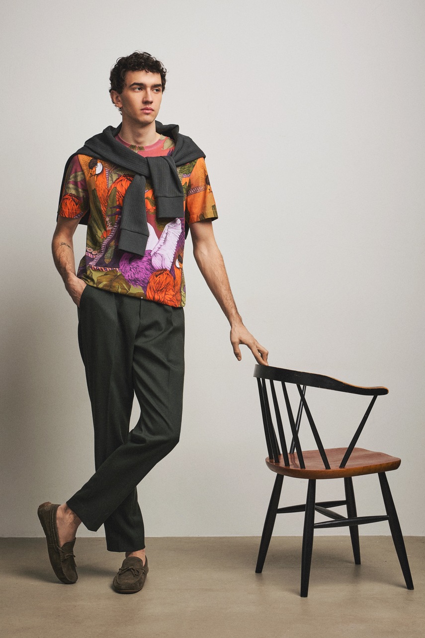 Medicine t-shirt ανδρικό βαμβακερό με ελαστάνη