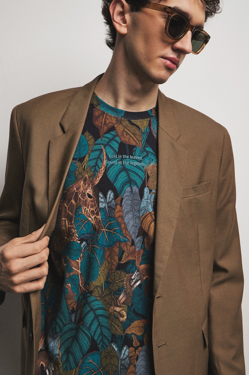 Medicine T-shirt Ανδρικό βαμβακερό με ελαστάν