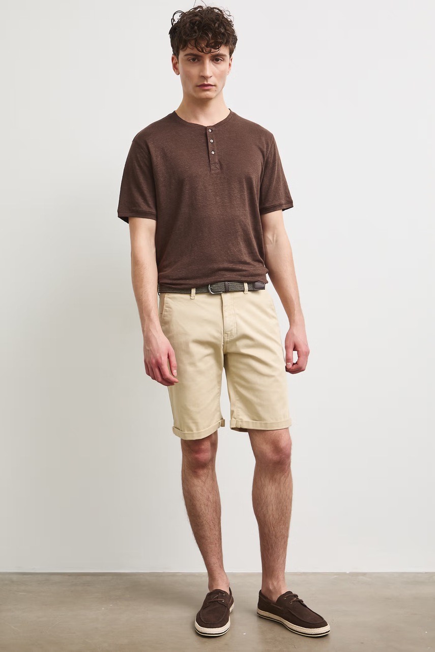 Medicine polo pánské lněné (obrázek 2)