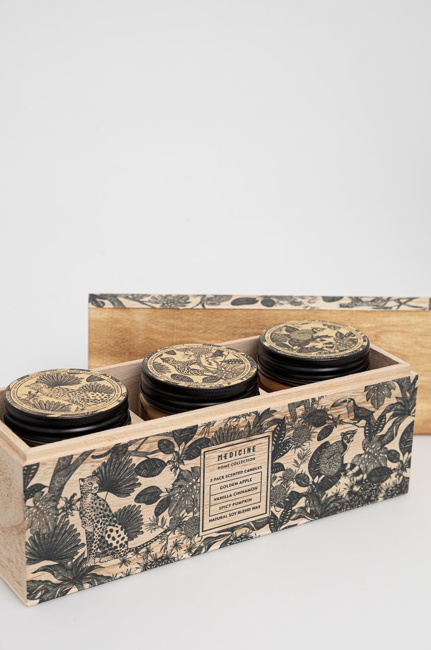 Medicine - lumanari parfumate de soia home collection (3-pack)