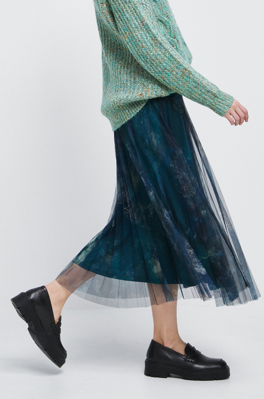 

Пола Medicine дълъг модел разкроен модел, Многоцветен