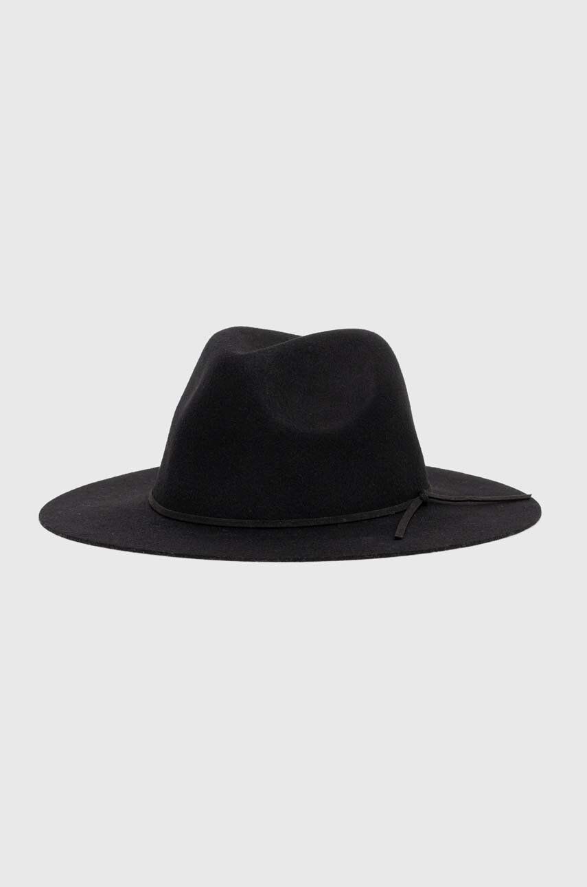 Vlněný klobouk Medicine černá barva, vlněný - černá - 100 % Vlna