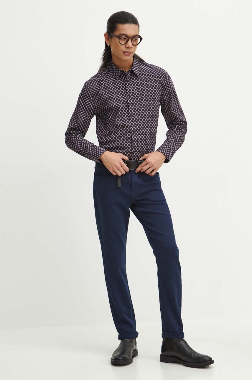 Πουκάμισο Medicine χρώμα: ναυτικό μπλε φωτογραφία