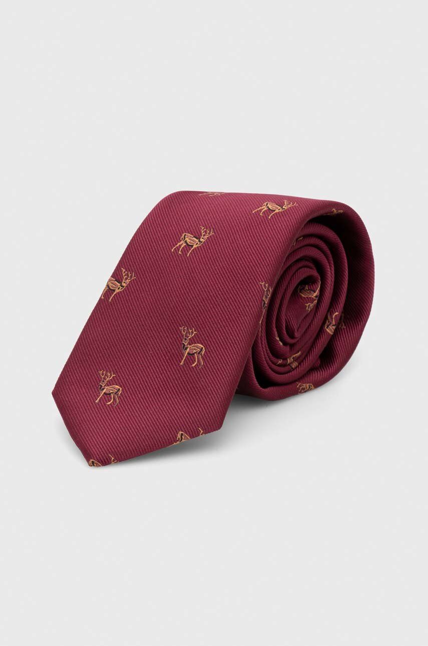 Medicine cravata culoarea bordo