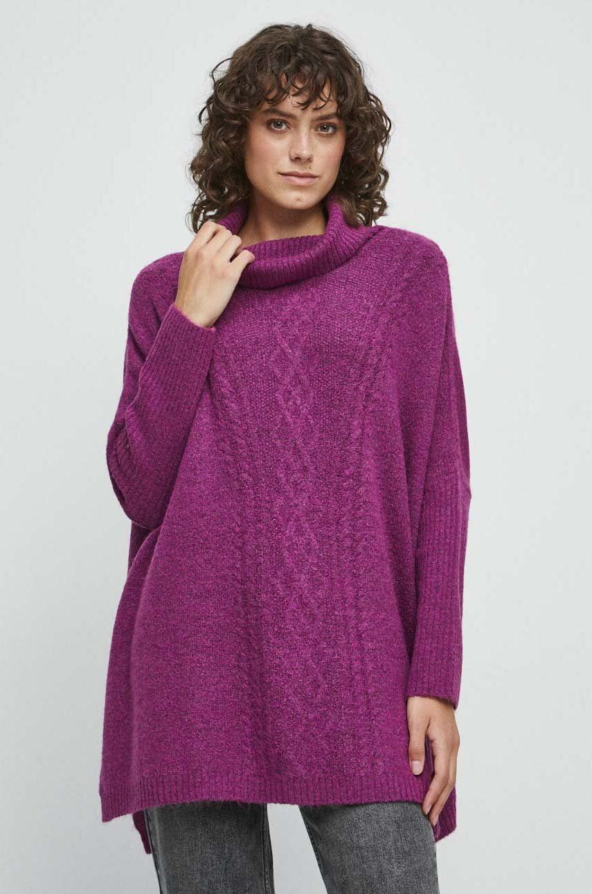 Medicine poncho culoarea violet, light