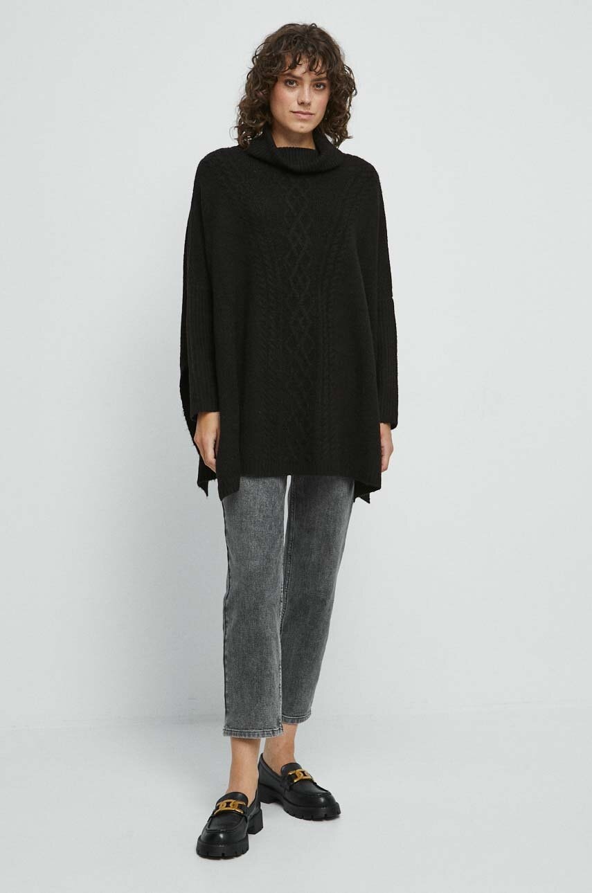 Medicine poncho culoarea negru, light