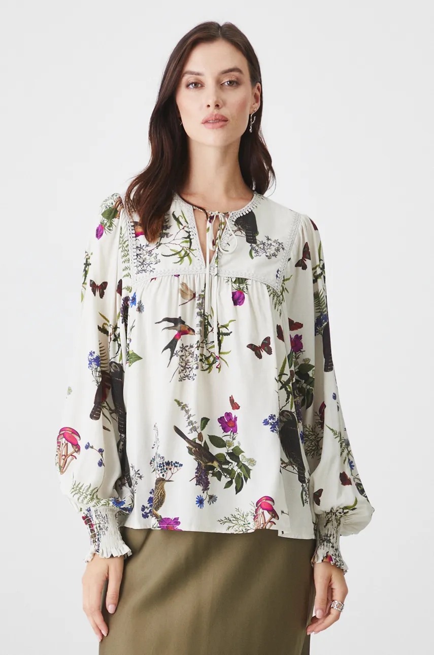 Medicine bluza femei, culoarea bej, modelator Medicine bluza femei, culoarea bej, modelator