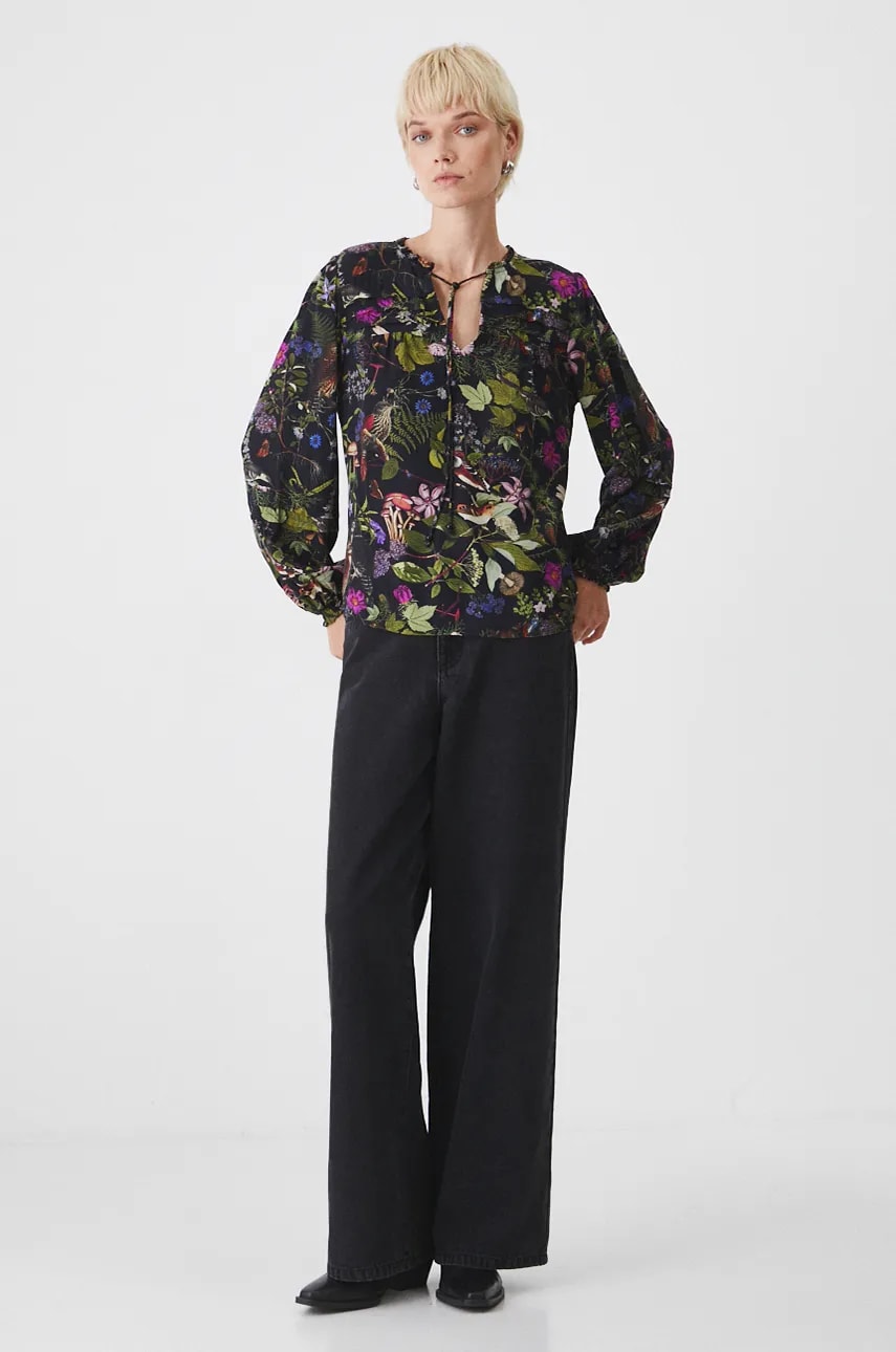 Medicine bluza femei, culoarea negru, modelator Medicine bluza femei, culoarea negru, modelator