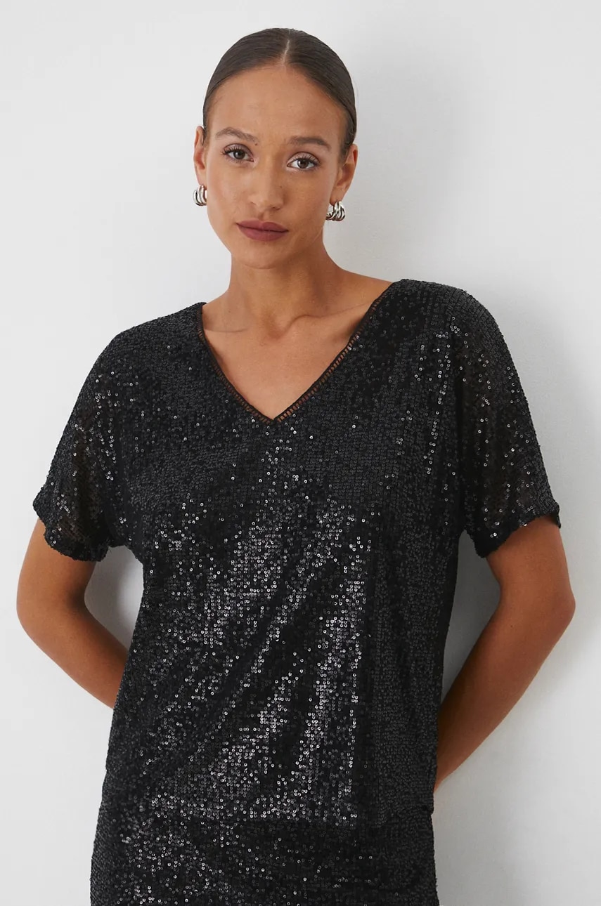 Medicine bluza femei, culoarea negru, cu imprimeu Medicine bluza femei, culoarea negru, cu imprimeu