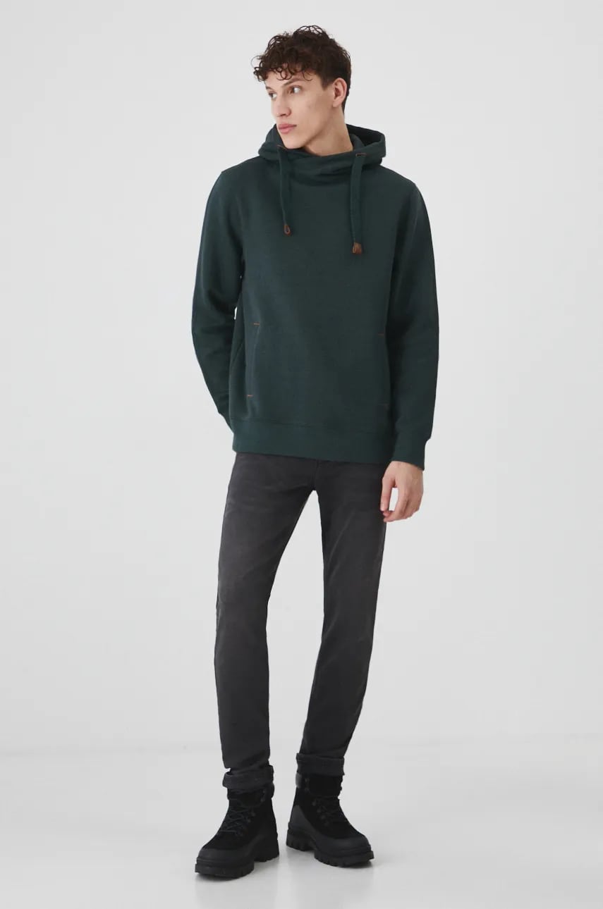 Medicine bluza barbati, culoarea verde, cu glugă Medicine bluza barbati, culoarea verde, cu glugă