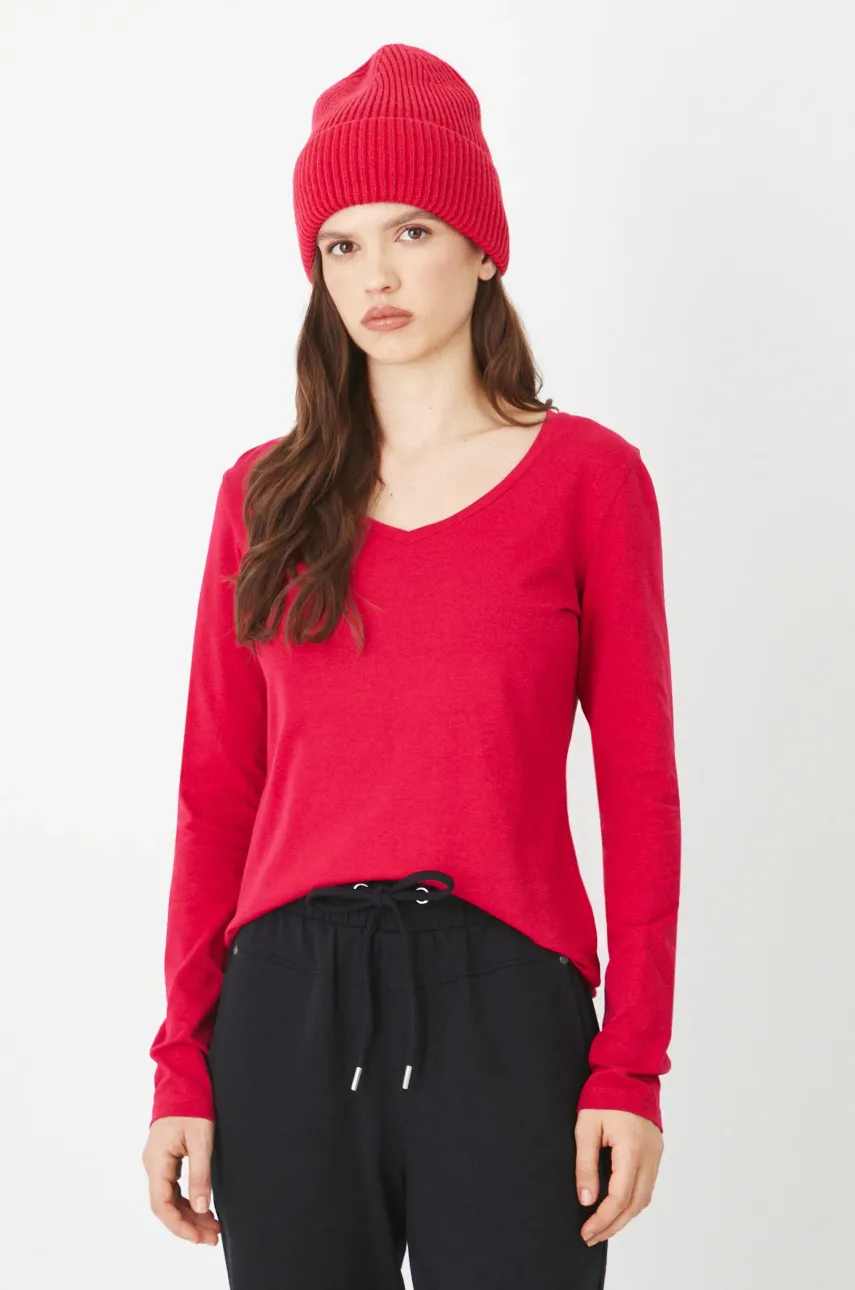 Medicine longsleeve culoarea rosu