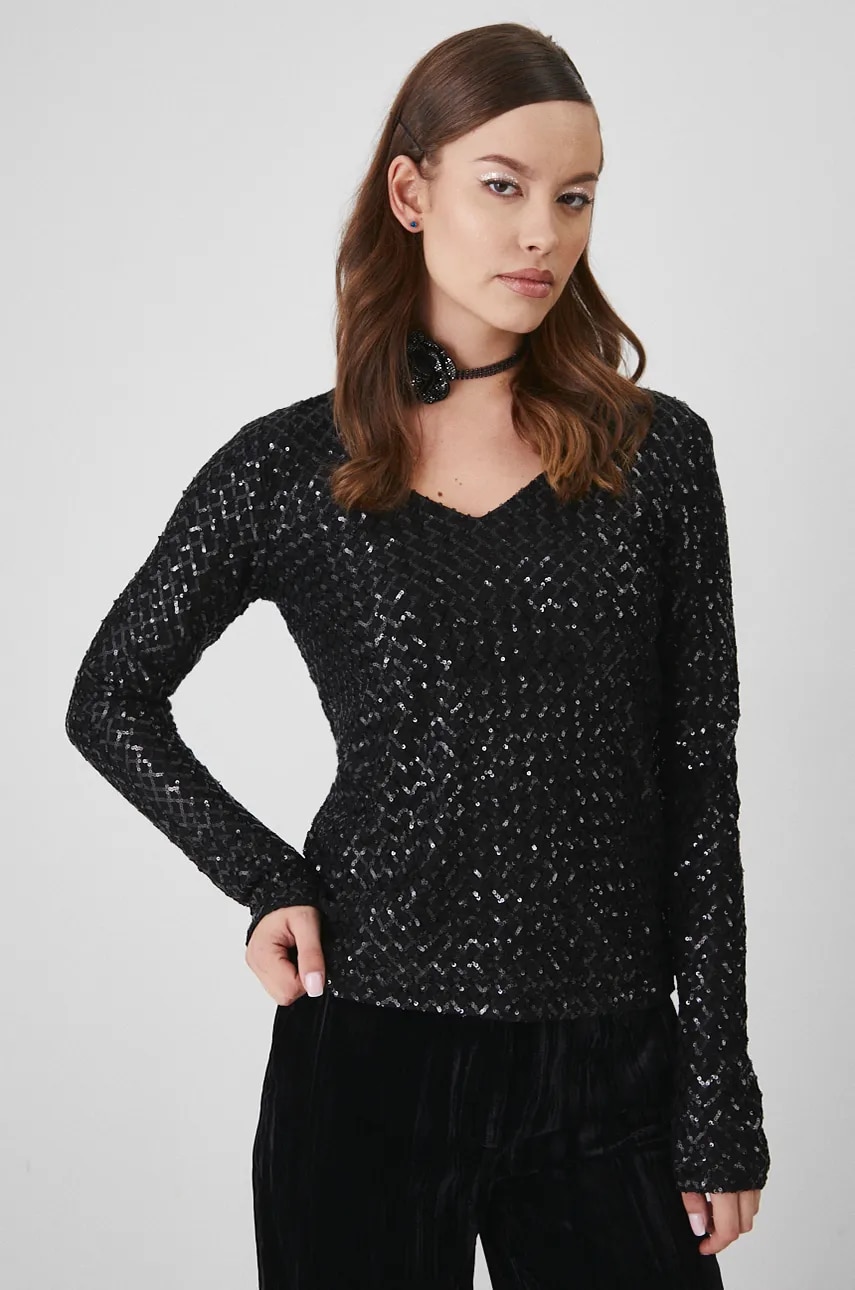 Лонгслив Medicine женский цвет чёрный Лонгслив Medicine женский цвет чёрный