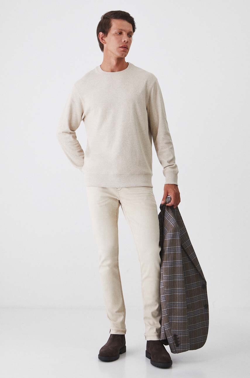 Tričko s dlouhým rukávem Medicine béžová barva