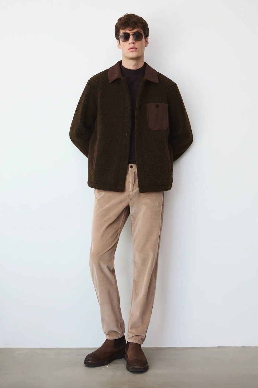 Лонгслив Medicine цвет коричневый однотонная