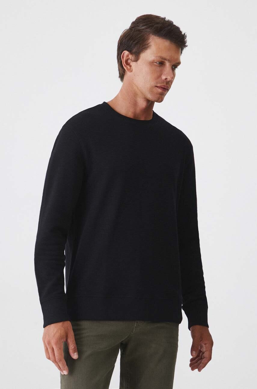 Medicine longsleeve barbati, culoarea negru, neted