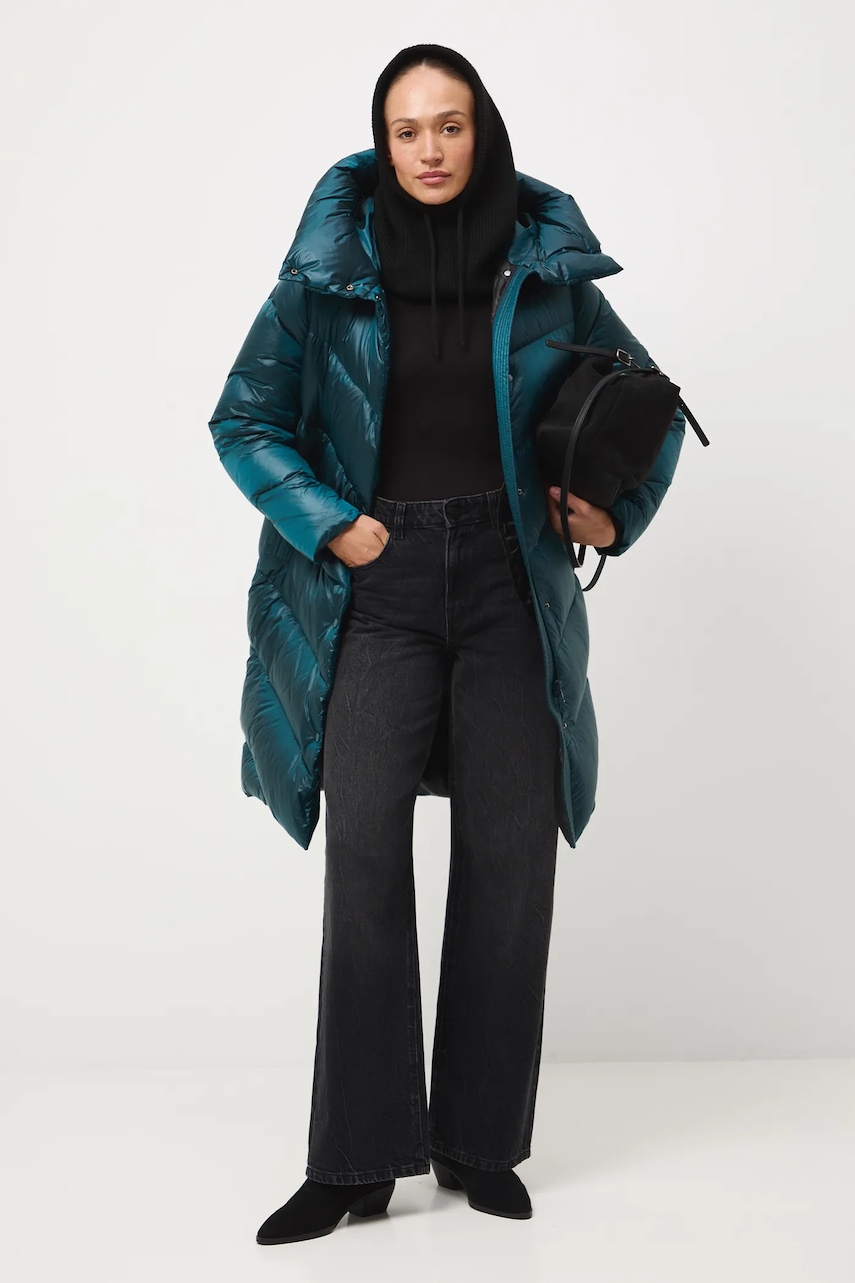 Medicine palton de puf culoarea turcoaz Medicine palton de puf culoarea turcoaz