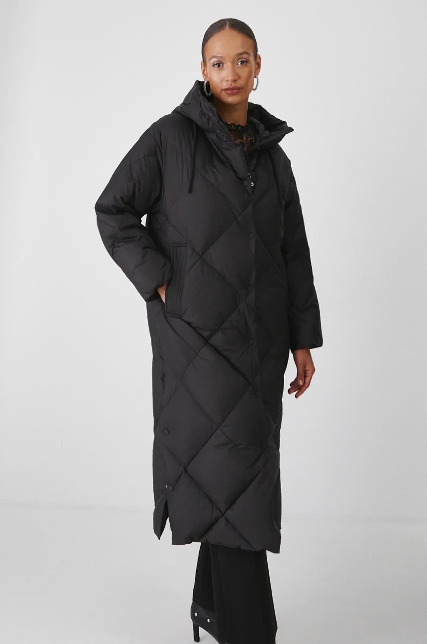 Medicine palton de puf femei, culoarea negru, de iarna, oversize Medicine palton de puf femei, culoarea negru, de iarna, oversize