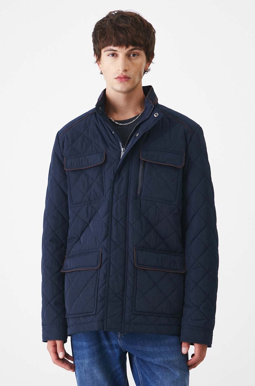 Medicine geacă bărbați, culoarea bleumarin, de iarnă