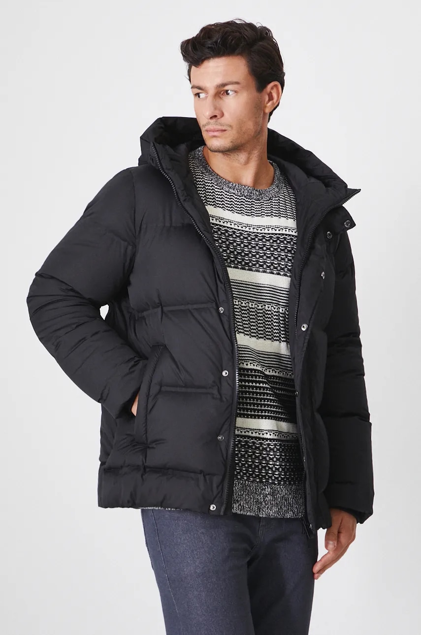 Medicine geaca de puf culoarea negru