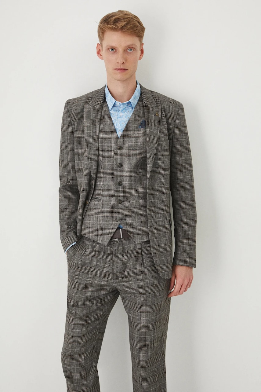 Medicine vesta barbati, culoarea maro