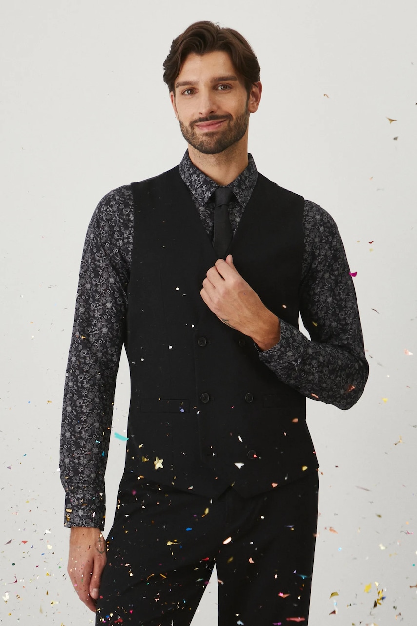 Medicine vesta barbati, culoarea negru