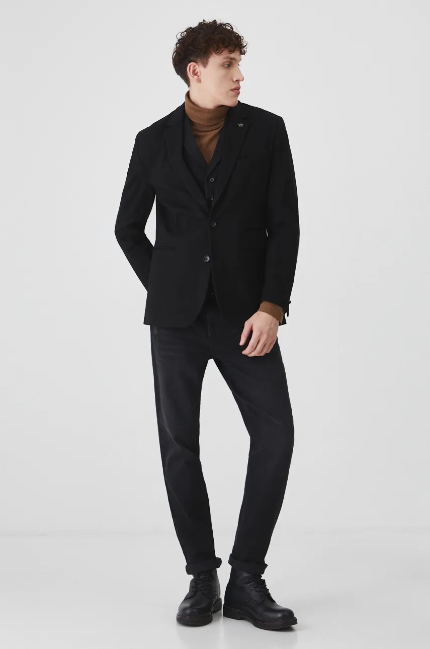 Medicine marynarka męska kolor czarny