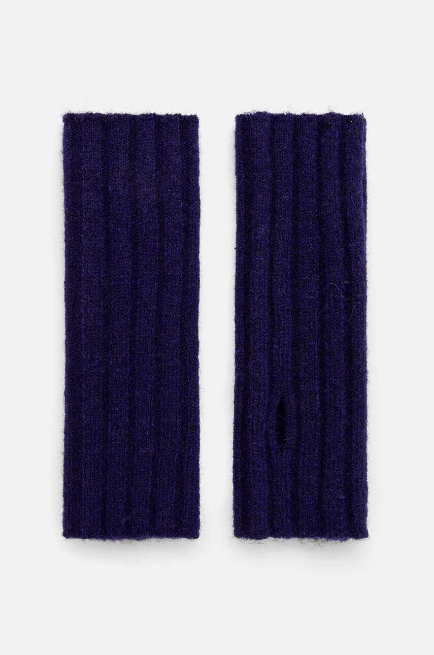 Medicine manusi din lana culoarea violet
