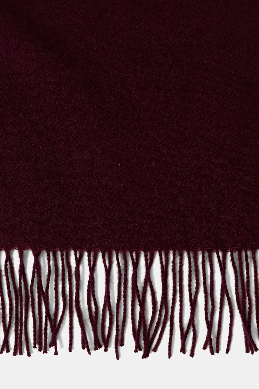 Шарф Medicine цвет бордовый однотонная