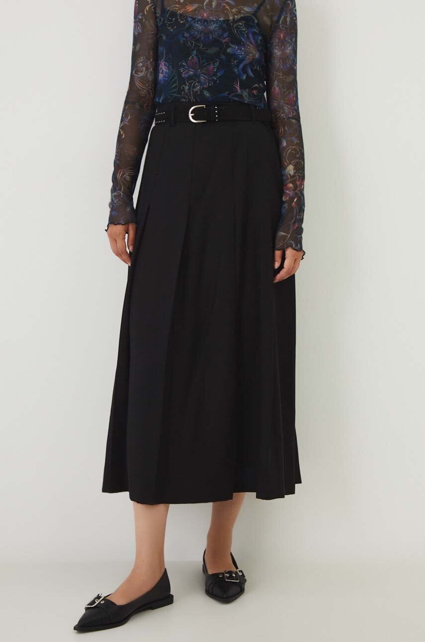 Medicine fusta culoarea negru, maxi, evazati Medicine fusta culoarea negru, maxi, evazati