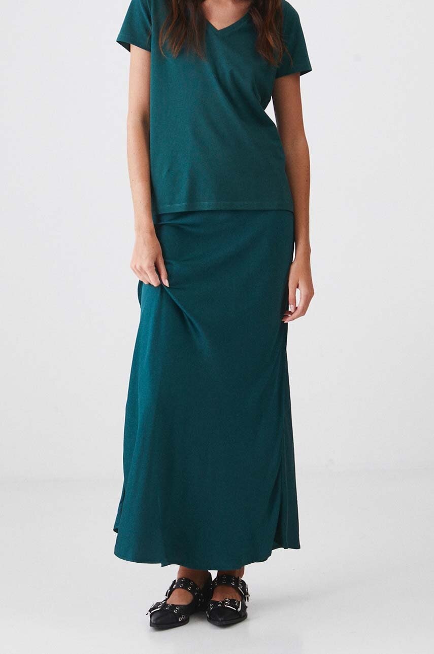 Medicine fusta culoarea verde, maxi, drept Medicine fusta culoarea verde, maxi, drept