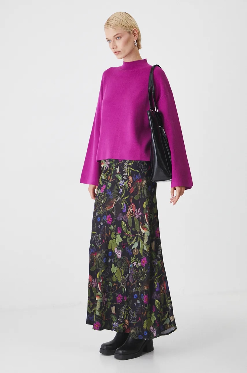 Medicine fusta culoarea negru, maxi, evazati Medicine fusta culoarea negru, maxi, evazati