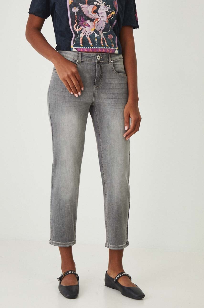 Medicine jeansi femei, culoarea gri Medicine jeansi femei, culoarea gri