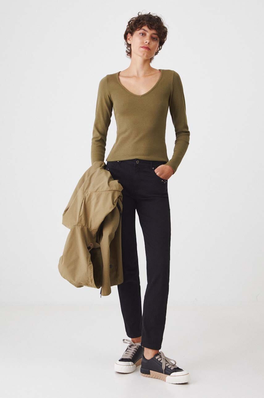 Medicine jeansi femei, culoarea negru Medicine jeansi femei, culoarea negru