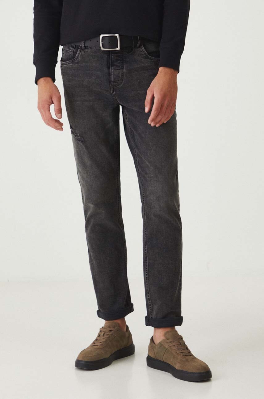 Medicine jeansi barbati, culoarea gri - 0 | YEO