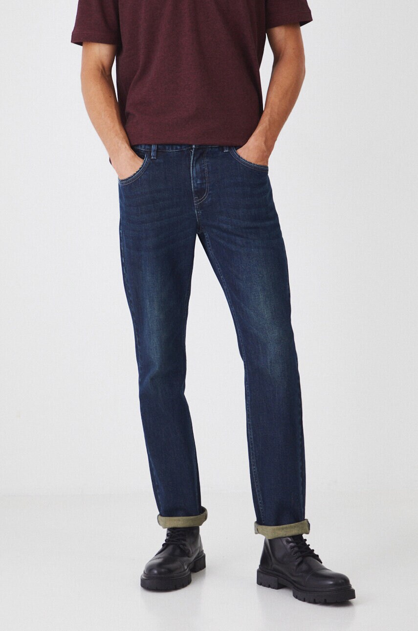 Medicine jeans barbati, culoarea bleumarin