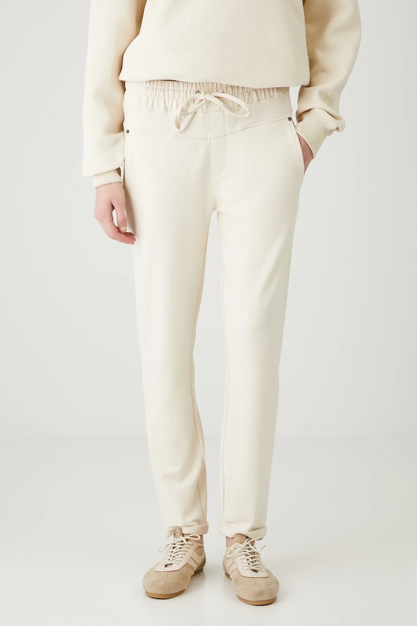 Medicine pantaloni culoarea bej