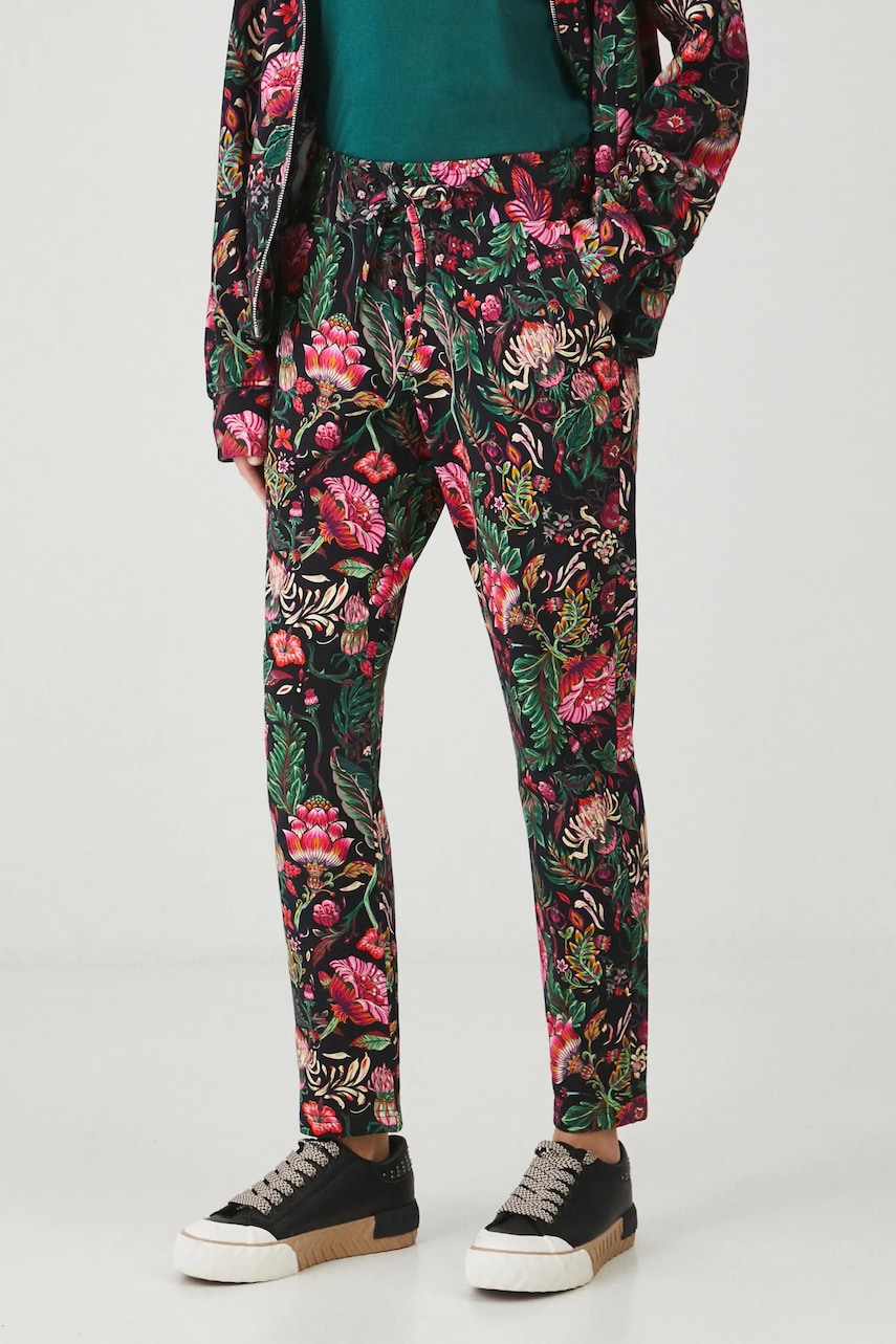 Medicine pantaloni de trening din bumbac culoarea verde, modelator Medicine pantaloni de trening din bumbac culoarea verde, modelator