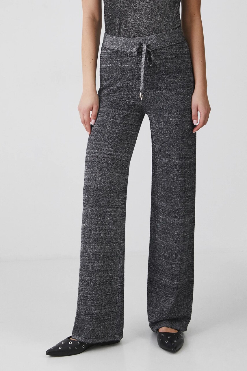 Medicine pantaloni de trening culoarea argintiu