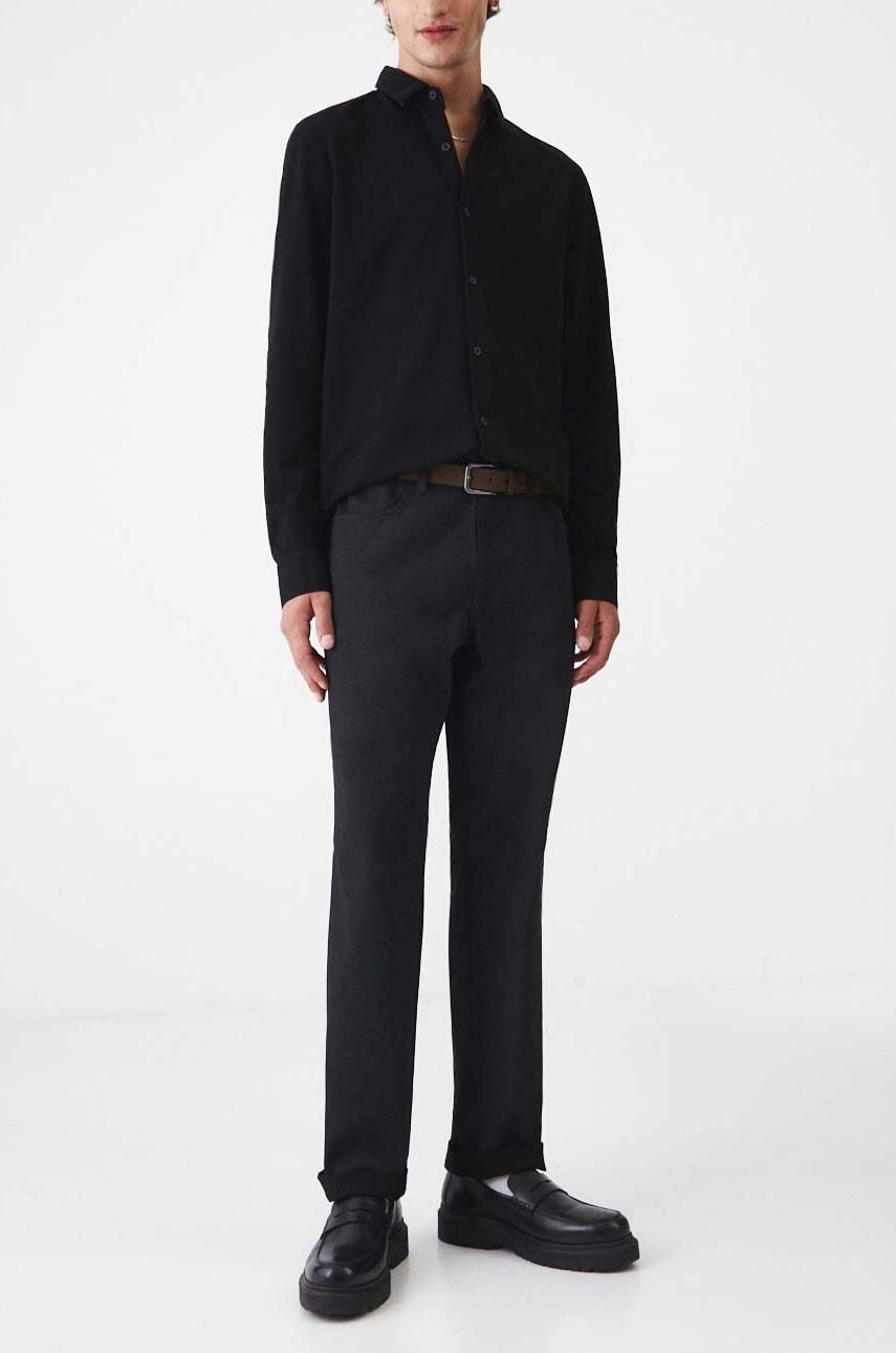 Medicine pantaloni barbati, culoarea negru, mulata